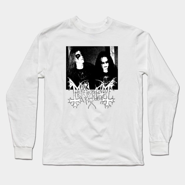 Mayhem band Long Sleeve T-Shirt by Ac Vai